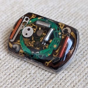 Brooch with microcircuits